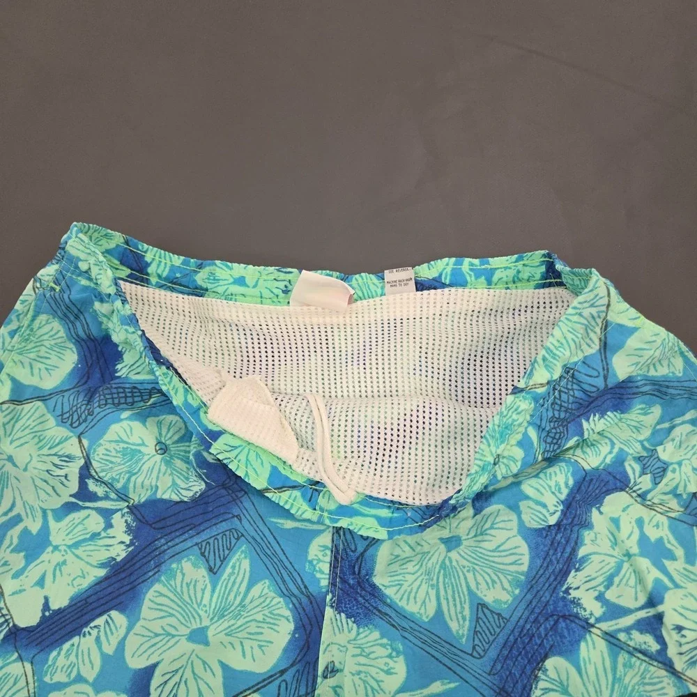 Vintage Surf Gear Abstract Print Swim Trunks Board Shorts Mens Sz 36 - 38‎ Rare